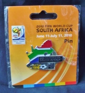 送料込 2010 FIFA ワールドカップ サッカー ピンバッジ 南アフリカ/ピンズ バッジ バッチ 2010年 WORLD CUP Pin