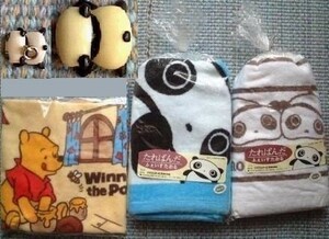 5 point / Tarepanda face towel + mascot + Pooh hand towel 