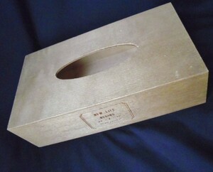 木製 ティッシュボックスケース/アンティーク ティッシュケース ナチュラル インテリア