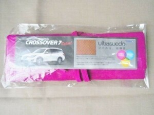 スバル ペンケース 紫 EXIGA CROSSOVER7/SUBARU ノベルティ Ultrasuede 非売品 オリジナル ロールペンケース ポーチ ウルトラスエード 東レ