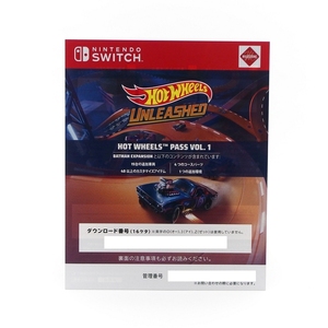 【コード通知】Switch Hot Wheels Unleashed HOT WHEELS Pass Vol. 1 ダウンロードシリアル / ホットウィール DLC 番号 ※日本国内用