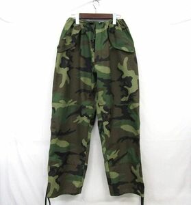 90s 米軍実物 サイズ L-R U.S. ARMY ECWCS GORE-TEX パンツ ウッドランド カモ 迷彩 ゴアテックス 古着 ビンテージ ミリタリー3M1507