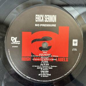 USオリジナル LP. Erick Sermon No Pressure. 0 57460. オリジナルスリーヴの画像5
