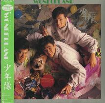 付属品完品！86年プレス12インチ 少年隊 / WONDERLAND【Warner Bros. L-5606】ジャニーズ 12inch 東山紀之 植草克秀 EP アイドル 竹宮恵子_画像1