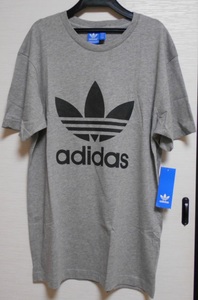 アディダス オリジナルス adidas グレー ロゴ 半袖 Tシャツ M ☆彡 新品