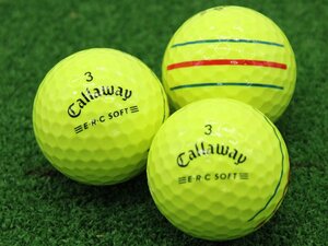 Aランク キャロウェイ Callaway ERC SOFT イエロー 2021年モデル 20個 球手箱 ロストボール