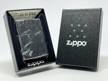 送料無料 ZIPPO[ジッポー]MULTI FACETED PRINT DESIGN/5面連続加工 大理石風 ブラック 2C-5BK_画像5