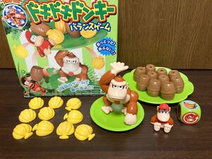 Nintendo DONKEY KONG ドンキーコング ドキドキ ドンキー バランス ゲーム ディディー 人形 フィギュア タル 樽 バナナ タカラ 任天堂