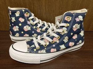 15年製 CONVERSE ALL STAR HI SANRIO Little Twin Stars コンバース オールスター サンリオ リトルツインスターズ キキ ララ 紺 24.0cm