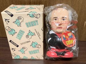 未使用 GORBY BANK FIGURE Gorbachev ゴルビー バンク ゴルバチョフ ソフビ フィギュア 人形 貯金箱 アバンティー ソビエト連邦 ソ連