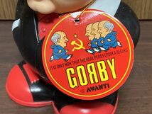 未使用 GORBY BANK FIGURE Gorbachev ゴルビー バンク ゴルバチョフ ソフビ フィギュア 人形 貯金箱 アバンティー ソビエト連邦 ソ連_画像8