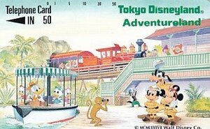 〆東京ディズニーランド Adventureland ミッキーマウステレカ