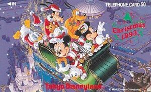 〆東京ディズニーランド クリスマス1993 ミッキーマウステレカ