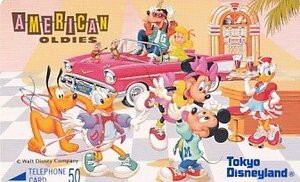 〆東京ディズニーランド AMERICAN OLDIES ミッキーマウステレカ