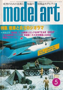 Φ雑誌 モデルアート 1980年5月号 戦車と兵士のジオラマ