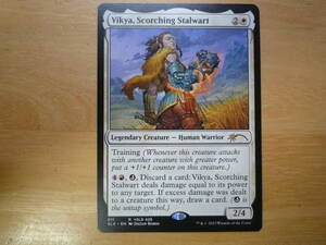 MTG　SLX　《Vikya, Scorching Stalwart》/《Ryu, World Warrior》　英語　1枚