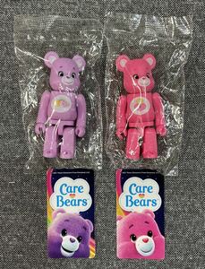 内袋未開封 ベアブリック シリーズ43 ANIMAL アニマル 表 裏 Care Bears ケアベア 2個 セット 100% BE@RBRICK メディコムトイ ③