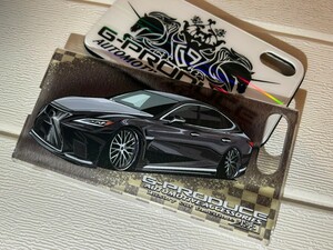 レクサス　LS500　エアロ　iPhoneケースオーダー　車体 ロゴ　車高短　 車体ステッカー レクサスG-produce