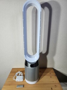 dyson/ ダイソン/ 空気清浄機能付き/扇風機 TP04 2018年製 Pure Cool リモコン付属 / サーキュレーター[ホワイト/シルバー]①