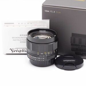 【未使用品】Voigtlander フォクトレンダー NOKTON 58mm F1.4 SL II N Nikon F Ais #1670