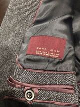 ZARA MAN ザラ　コート　テーラード　3つボタン　MADE IN MOROCCO_画像6