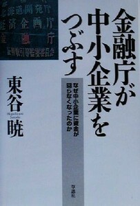 金融庁が中小企業をつぶす なぜ中小企業に資金が回らなくなったのか／東谷暁(著者)