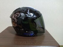 SHOEI　J-FORCE3 BRAVE(ブレーブ)超美品チタンコートシールド新品内装セットメロースモーク付き付属品完備_画像3