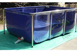  inserting change sale middle * front surface clear pool 670L width 120× depth 80× height 70cm (NO18) large aquarium tanker common carp large fish outdoors transparent .