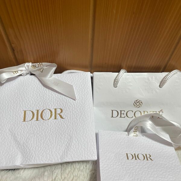 Dior 紙袋 ショッパー ショップ袋 ディオール DECORTE