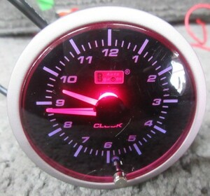 Auto GAUGE オートゲージ　時計 Clock　60パイ