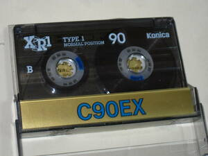 使用済み　中古　 カセットテープ　Konica　XR1　Type1　ノーマル　90分 　1本　爪あり　No.1095