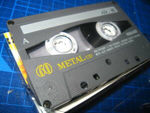 7使用済み　中古　 カセットテープ　日立Maxell　MetalUD　Type4　メタル　60分 　1本　爪なし　No.1143