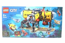 2S681 未使用品！ LEGO レゴ ブロック 60265　CITY シティ 海の探検隊 海底探査基地 【ニューポーン】_画像1