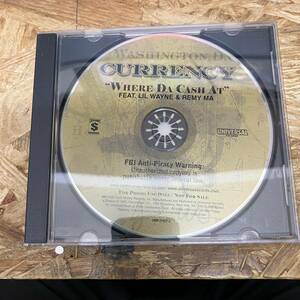 シ● HIPHOP,R&B CURRENCY - WHERE DA CASH AT INST,シングル,PROMO盤 CD 中古品