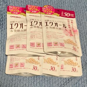オリヒロ エクオール & 発酵高麗人参 サプリ 大豆イソフラボン 150粒 50日分