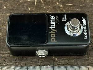 [GE]tc electronic polytune mini noir poly- Tune Mini *nowa-ru most discussed poly- fonik* tuner . Ultra * compact size . appearance 