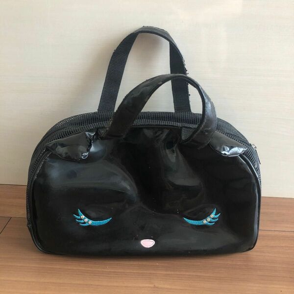 プリンセスアリス　猫　絵の具バッグ　のみ　単品　黒ネコ　小学生　