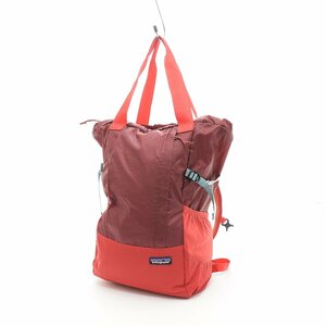 △472823 Patagonia パタゴニア ポケッタブル リュックサック バックパック ライトウエイト トラベルトートパック 48808 ナイロン レッド