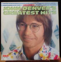 【CF085】JOHN DENVER「Greatest Hits, Volume 2 (故郷の詩第2集)」, 77 JPN Compilation/初回盤　★カカントリー/カントリー・ロック_画像1