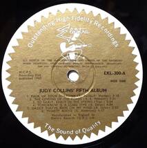 【CF065】JUDY COLLINS「Judy Collins' Fifth Album」, 65 UK mono Original　★フォーク　※要注意_画像4