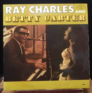 【JV178】RAY CHARLES AND BETTY CARTER「Same」, 62 JPN mono ペラジャケ/初回盤/190g　★ジャズ・ボーカル