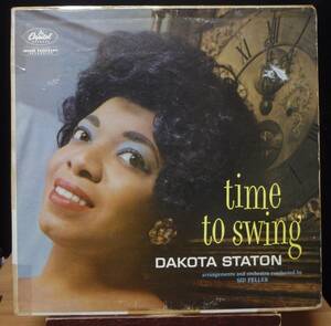 【JV183】DAKOTA STATON「Time To Swing」, 59 US mono Original　★ジャズ・ボーカル