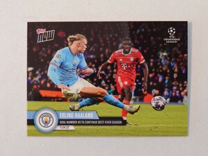 topps now card Erling Braut Haland Manchester City 094 UCL 2022-23 トップスナウ カード アーリング・ハーランド シティ サッカー 1