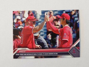 topps now card 大谷翔平 マイク・トラウト ロサンゼルス・エンゼルス #5 MLB 2023 トップスナウ カード 11