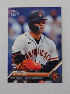 topps now card Blake Sabol San Francisco Giants #21 MLB 2023 トップスナウ カード ブレイク・セイボル ジャイアンツ ルーキーカード RC