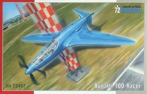  special hobby SH72457 1/72.* Bugatti 100P air Racer 1938*450 horse power x2