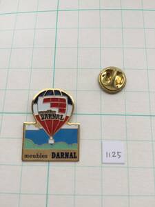 フランスビンテージピンバッチ1125気球meubles DARNAL