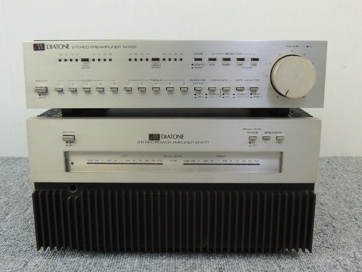 新品本物 名機 DIATONE 男性に人気! DA-A100 CM-30 ステレオパワー