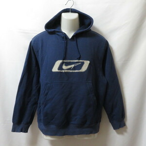  old clothes men's M NIKE/ Nike sweat Parker f-ti pull over sport casual navy 