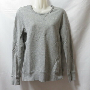  old clothes lady's L NIKE/ Nike sweatshirt sweatshirt sport casual gray 343515-063